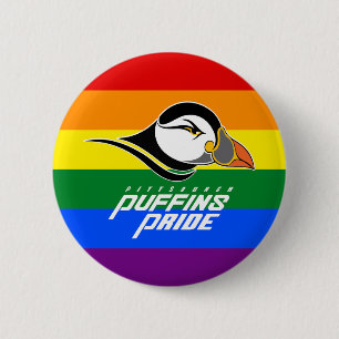 Puffins Pride 2 Inch Round Button