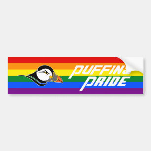 Puffins Pride Bumper Sticker