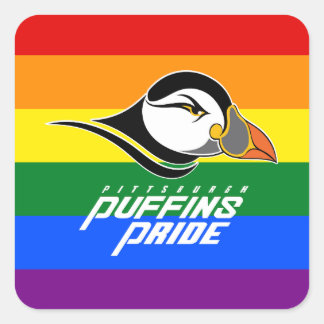 Puffins Pride Square Sticker