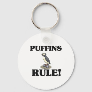 PUFFINS Rule! Keychain