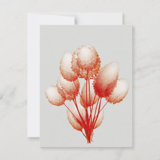 Puffy Blooms Postcard