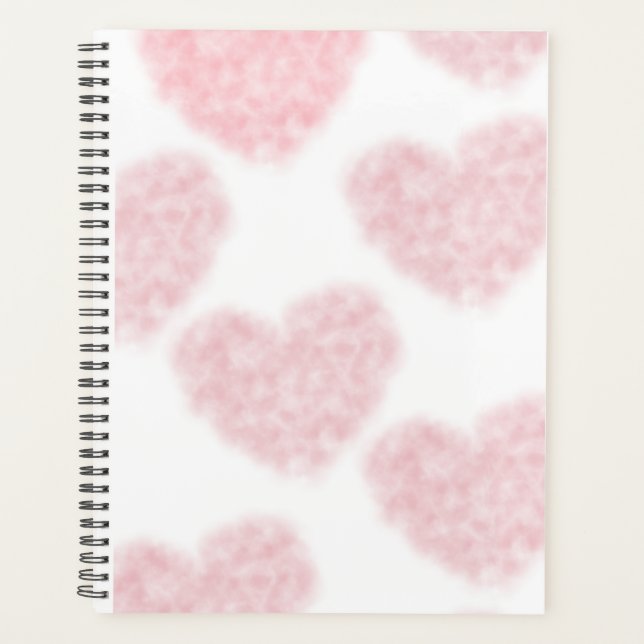 Puffy Heart Aesthetic Planner (Devant)