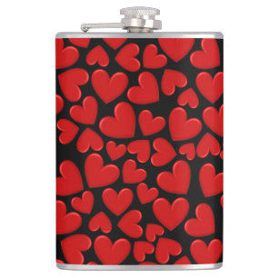 Puffy Heart Hip Flask