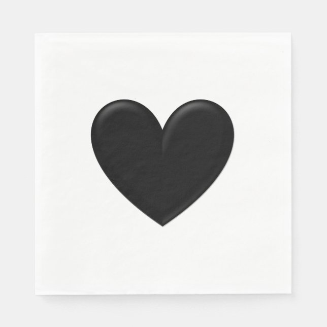 Puffy Heart Napkin (Front)