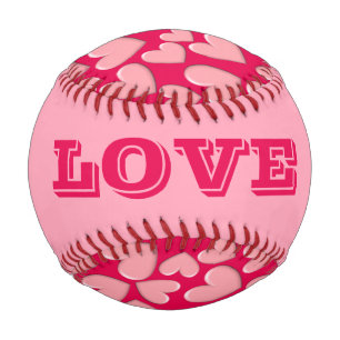 Puffy Hearts Baseball