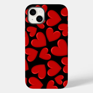 Puffy Hearts Case-Mate iPhone 14 Plus Case