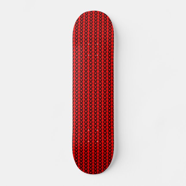 Puffy Hearts Skateboard (Front)