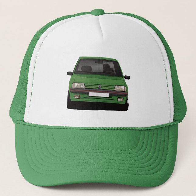 Pug 205 GTi in 19 colours Trucker Hat (Front)