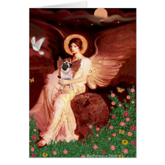 Pug 5 (fawn) - Seated Angel