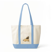 Pug Accent Impulse Tote Bag