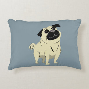Pug Accent Pillow