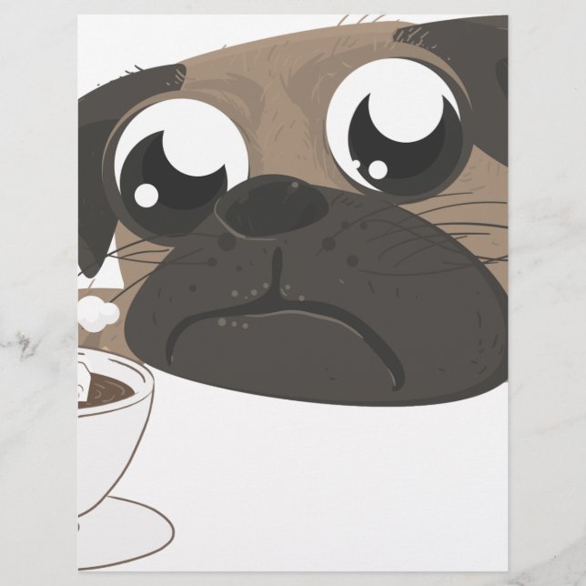 Pug and Coffee (Front)