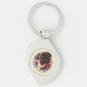 Pug, Animal,nature Keychain