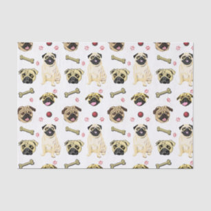 Pug Art Tissue Paper