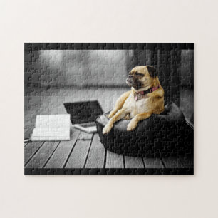 Pug at Rest Jigsaw Puzzle