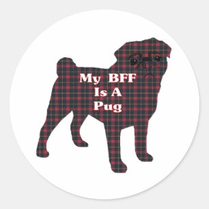 Pug BFF Sticker