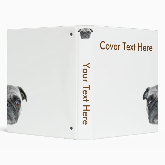 Pug Binder or Pug Photo Album (Background)