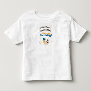Pug birthday 4 yrs toddler t-shirt