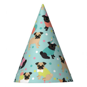 Pug Birthday Party Celebration Hat