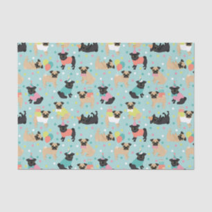 Pug Birthday Tissue Paper