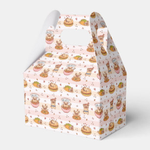 Pug Bon Appetit Hamburger Taco Food Favor Box