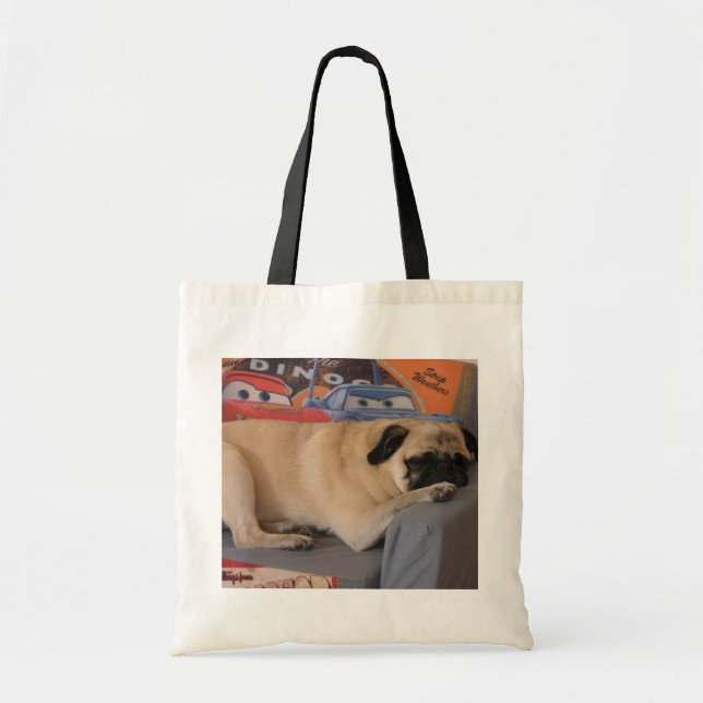Pug Budget Tote (Front)