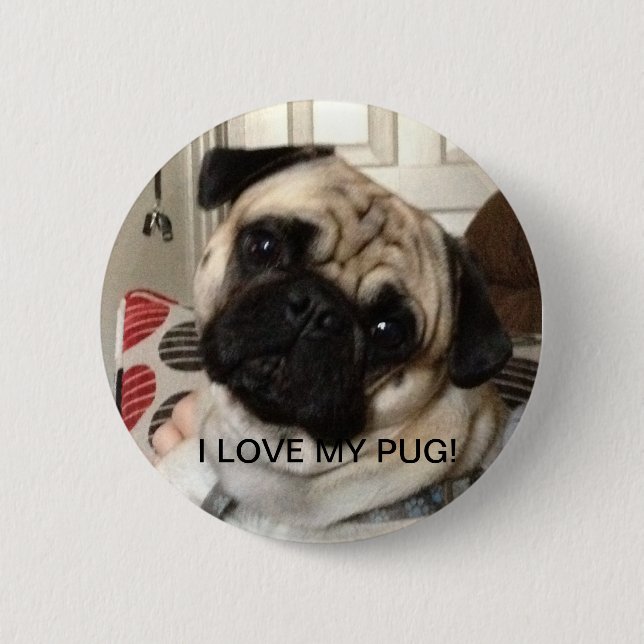Pug Button (Front)