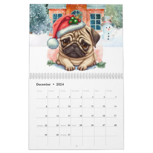 Pug  calendar