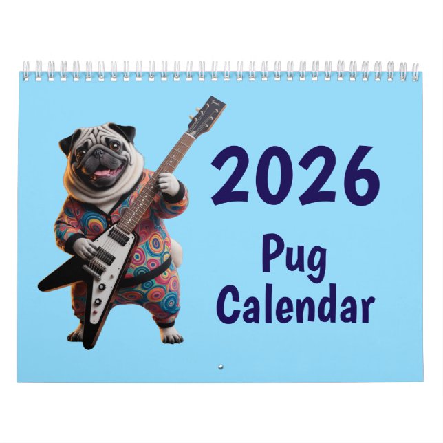 Pug Calendar (Cover)