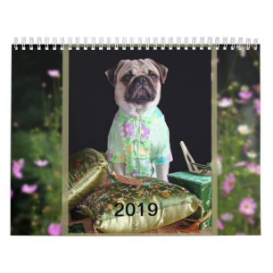 Pug Calendar 2019
