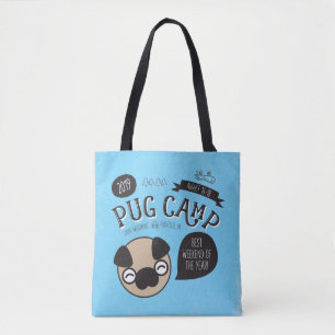 Pug Camp 2019 Full Colour Tote Bag