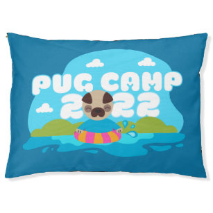 Pug Camp 2022 Dog Bed