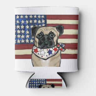 Pug Can Cooler
