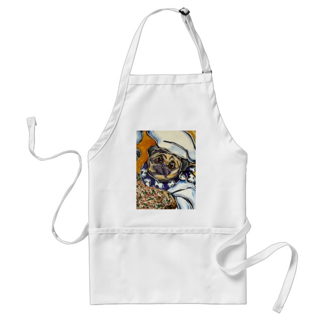 Pug Chef Standard Apron (Front)