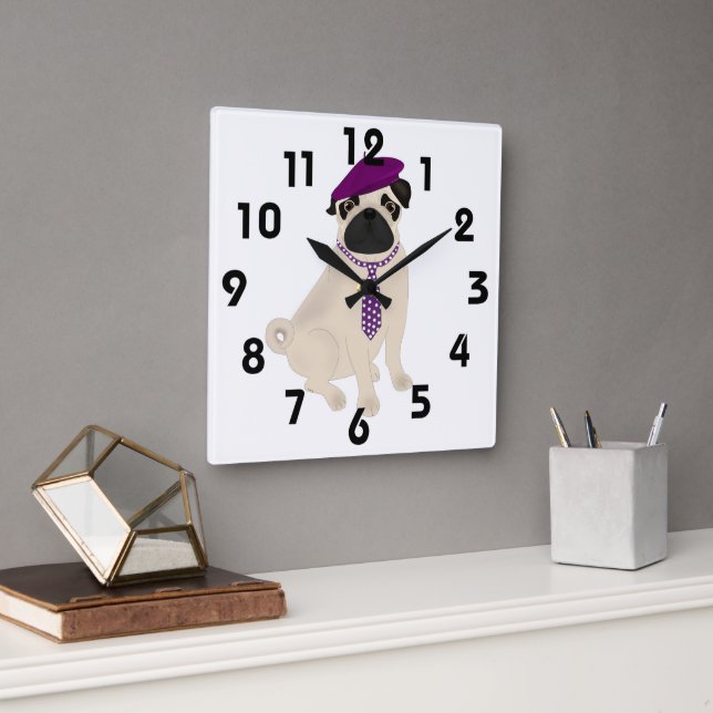 Pug Clock (Office)