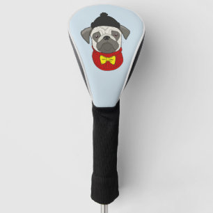 Pug – cute dog in Christmas Golf Head Cover