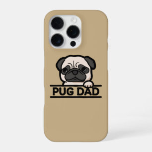 PUG DAD – Funny & Cute Pug Lover Gift iPhone 16 Pro Case