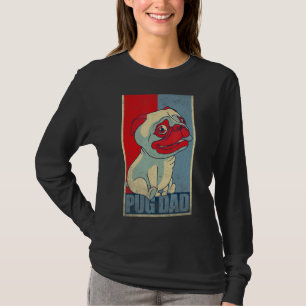 Pug Dad Papa Daddy Pa Father For Fatheru2019s Day T-Shirt