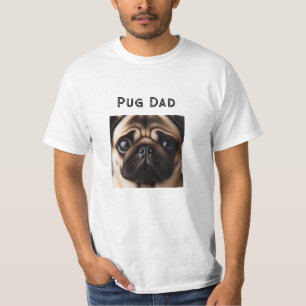 Pug Dad Pug Face T-Shirt