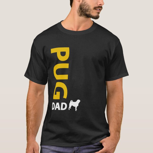 Pug Dad T-Shirt (Front)