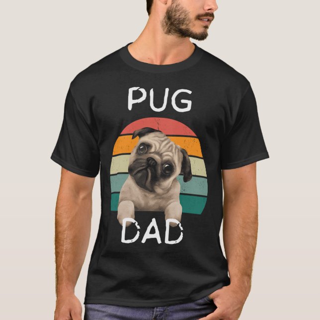 Pug Dad T-Shirt (Front)