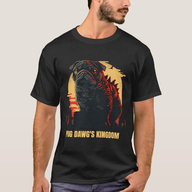 Pug Dawg's Kingdom T-Shirt (Front)