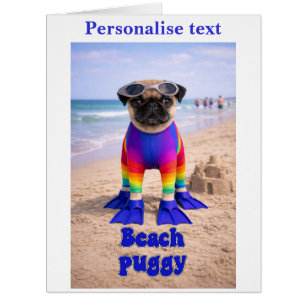 Pug de plage