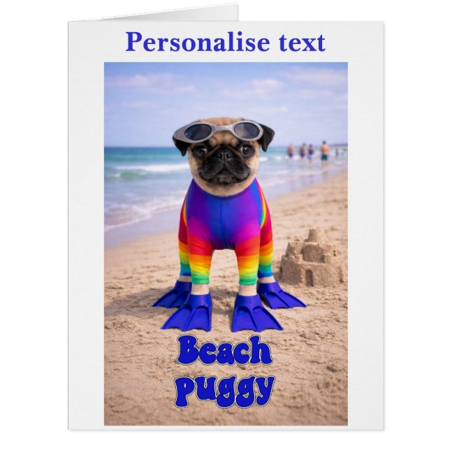 Pug de plage (Devant)