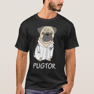 Pug Doctor Funny T Shirt Pet Dog Veterinarian Vet