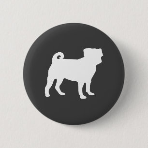 Pug Dog Baby Shower Theme Puppy Gender Neutral 2 Inch Round Button