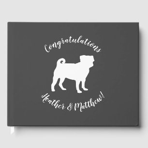 Pug Dog Baby Shower Theme Puppy Gender Neutral Guest Book
