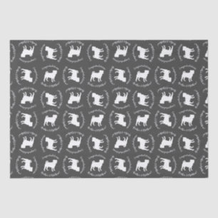 Pug Dog Baby Shower Theme Puppy Gender Neutral Tissue Paper