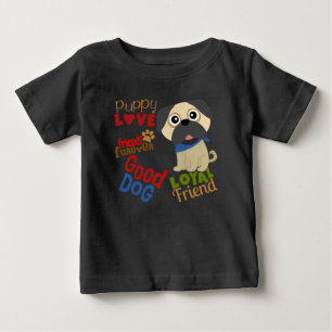 Pug Dog Best Friend Baby T-Shirt