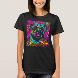 Pug Dog Birthday Party T-Shirt